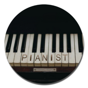 Pianist Sticker