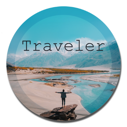 Traveler Sticker