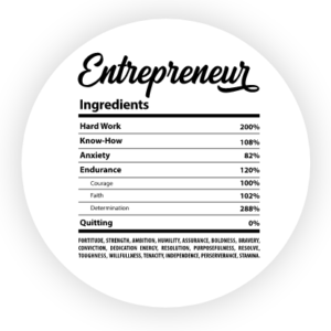 Entrepreneur Ingredients Sticker