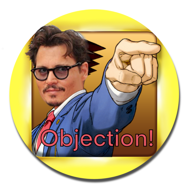 Johnny Depp Objection Sticker